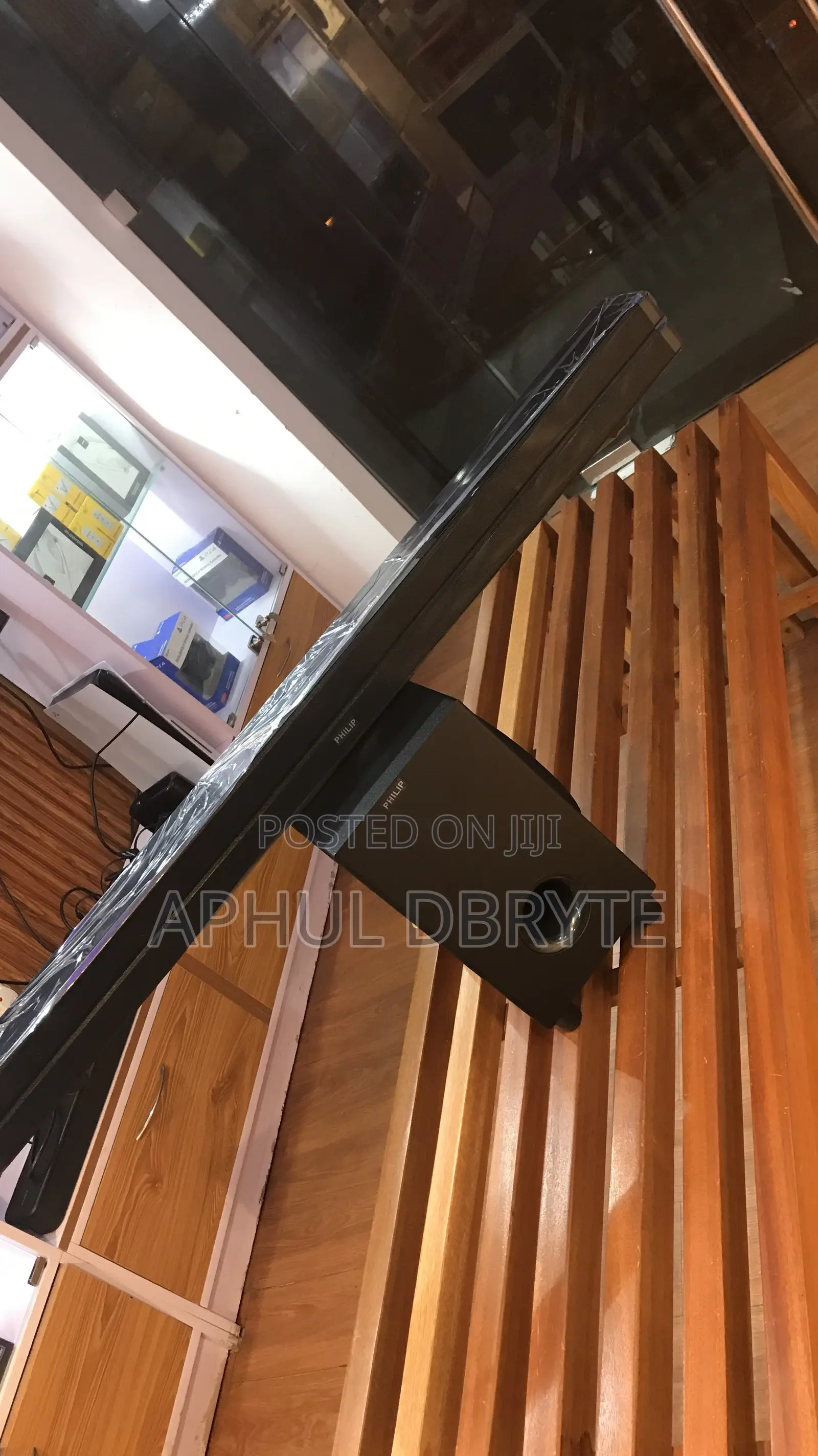 Sound Bar With External Subwoofer