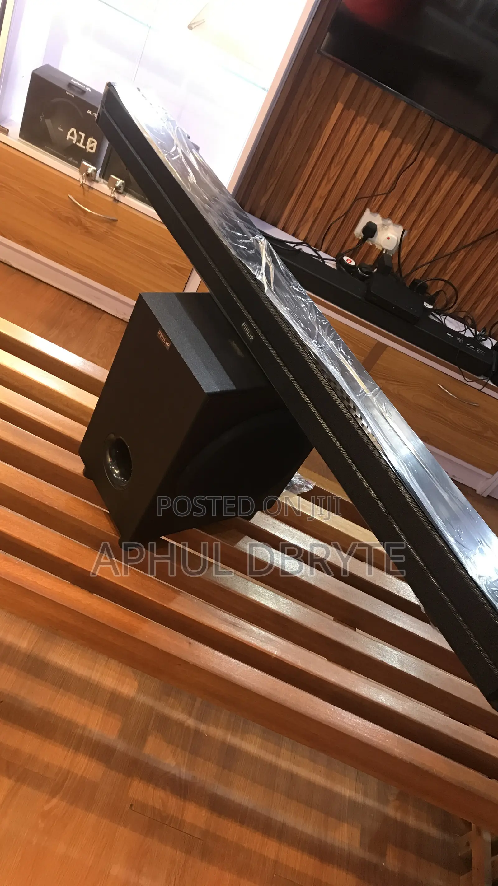 Sound Bar With External Subwoofer