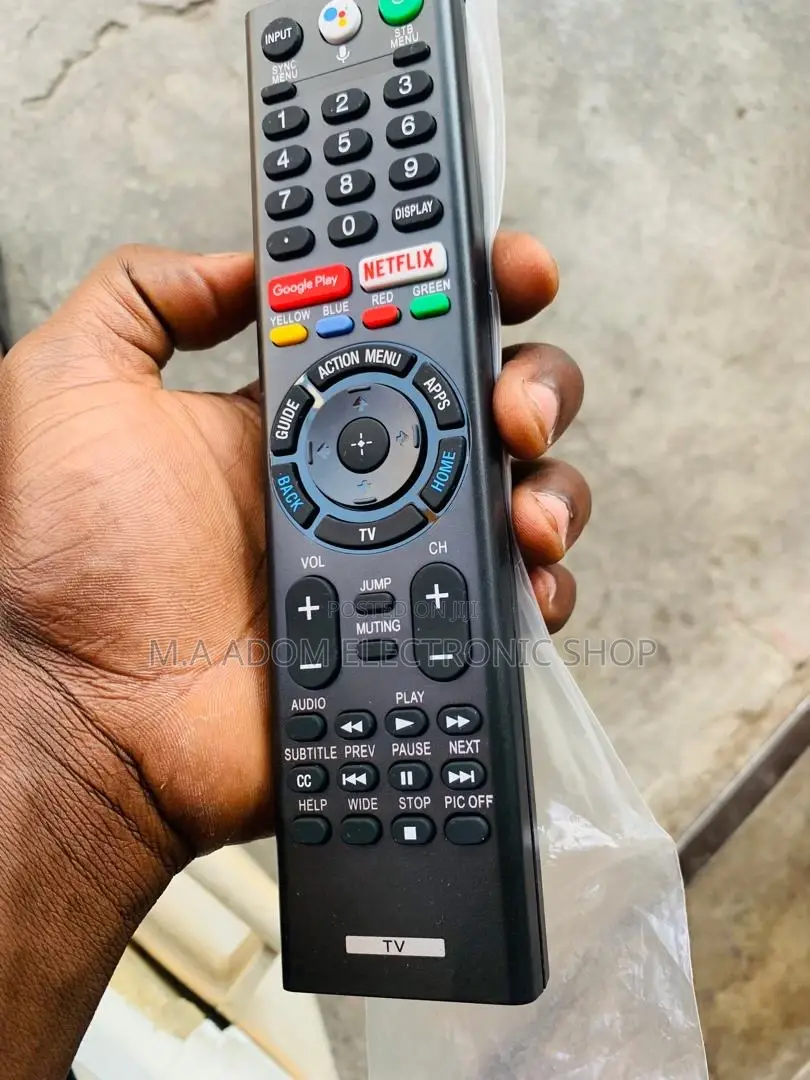 Authentic Sony Smart Remote With Voice Control Bottom.