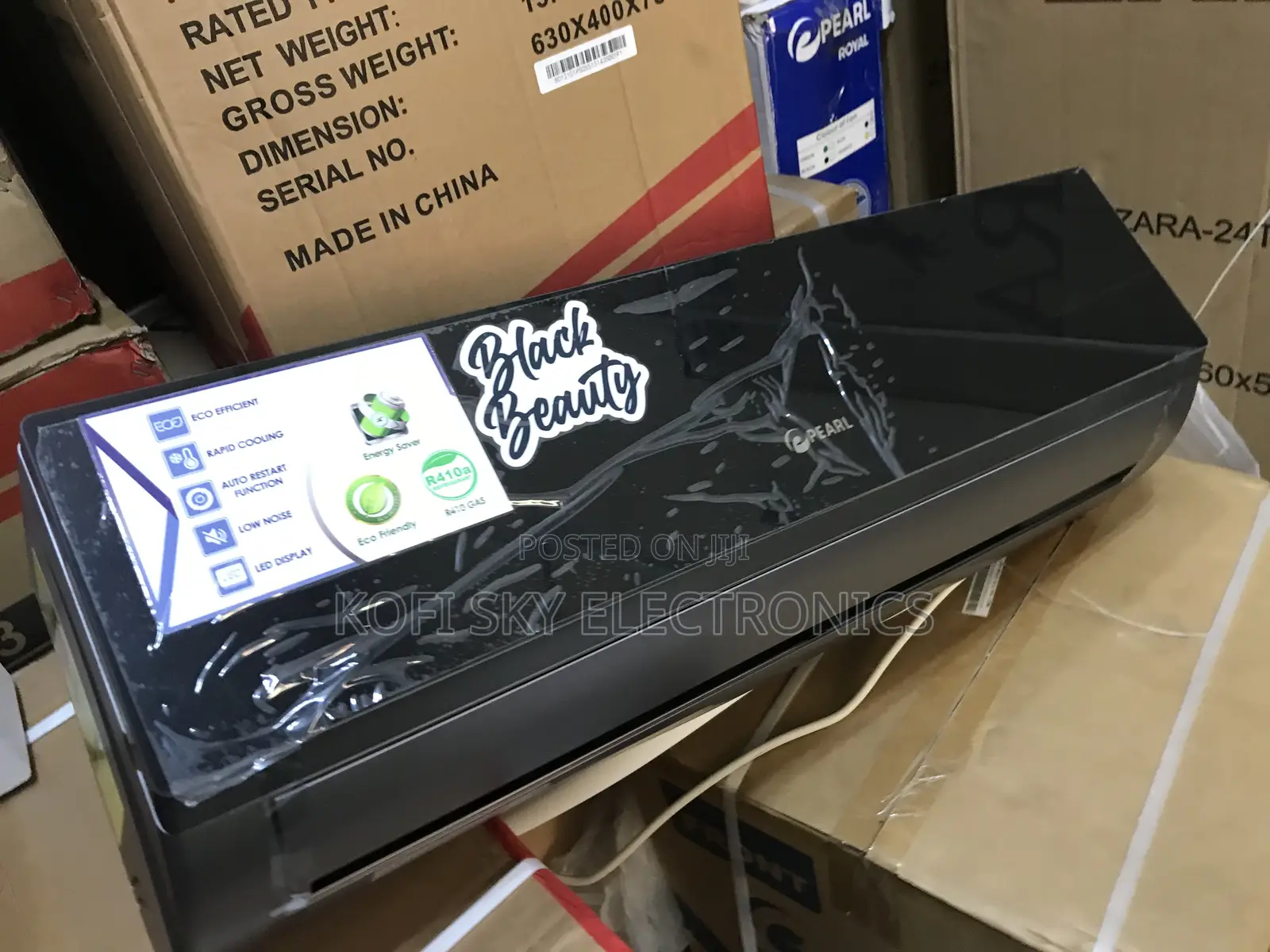 Exalted Black Mirror Pearl 2.0hp Air Conditioner Split R410