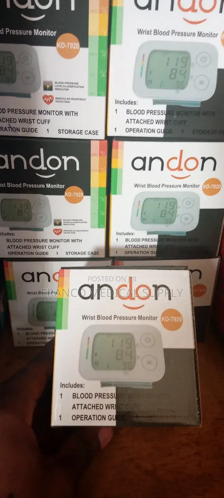 Wrist Blood Pressure Monitor (Andon)