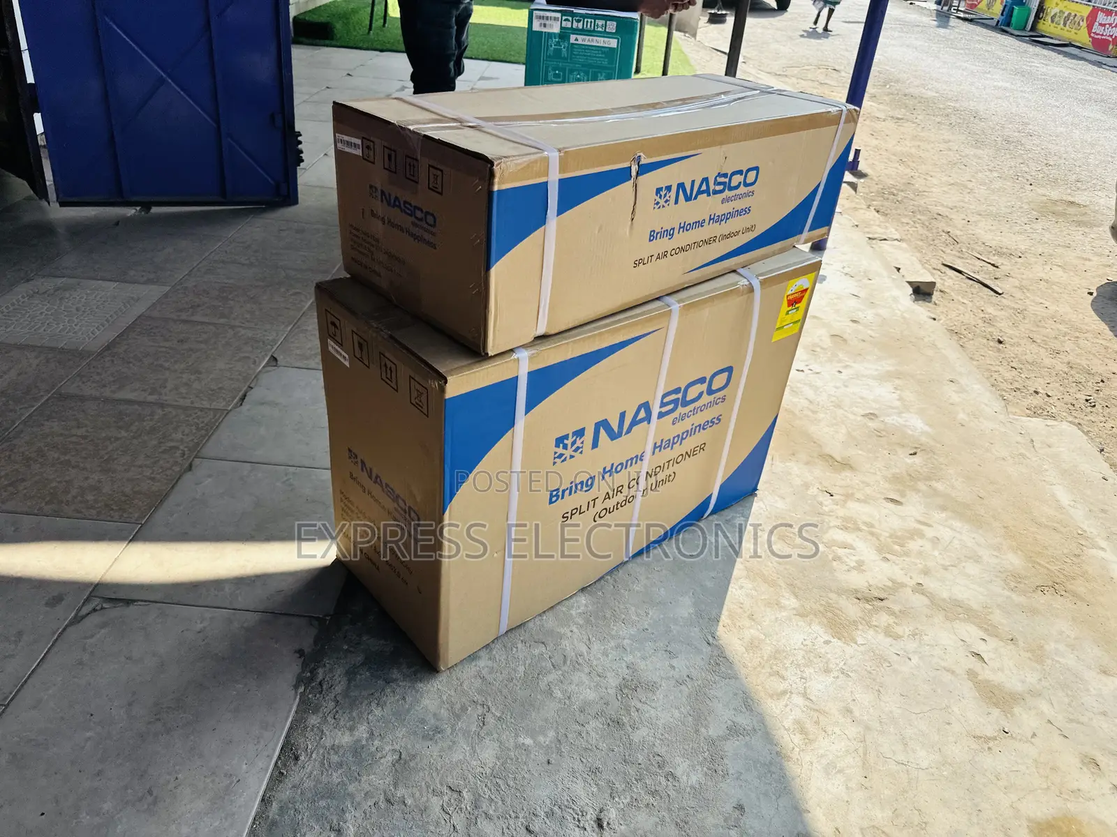 Sleek White Fresh Air Conditioner Nasco 1.5hp