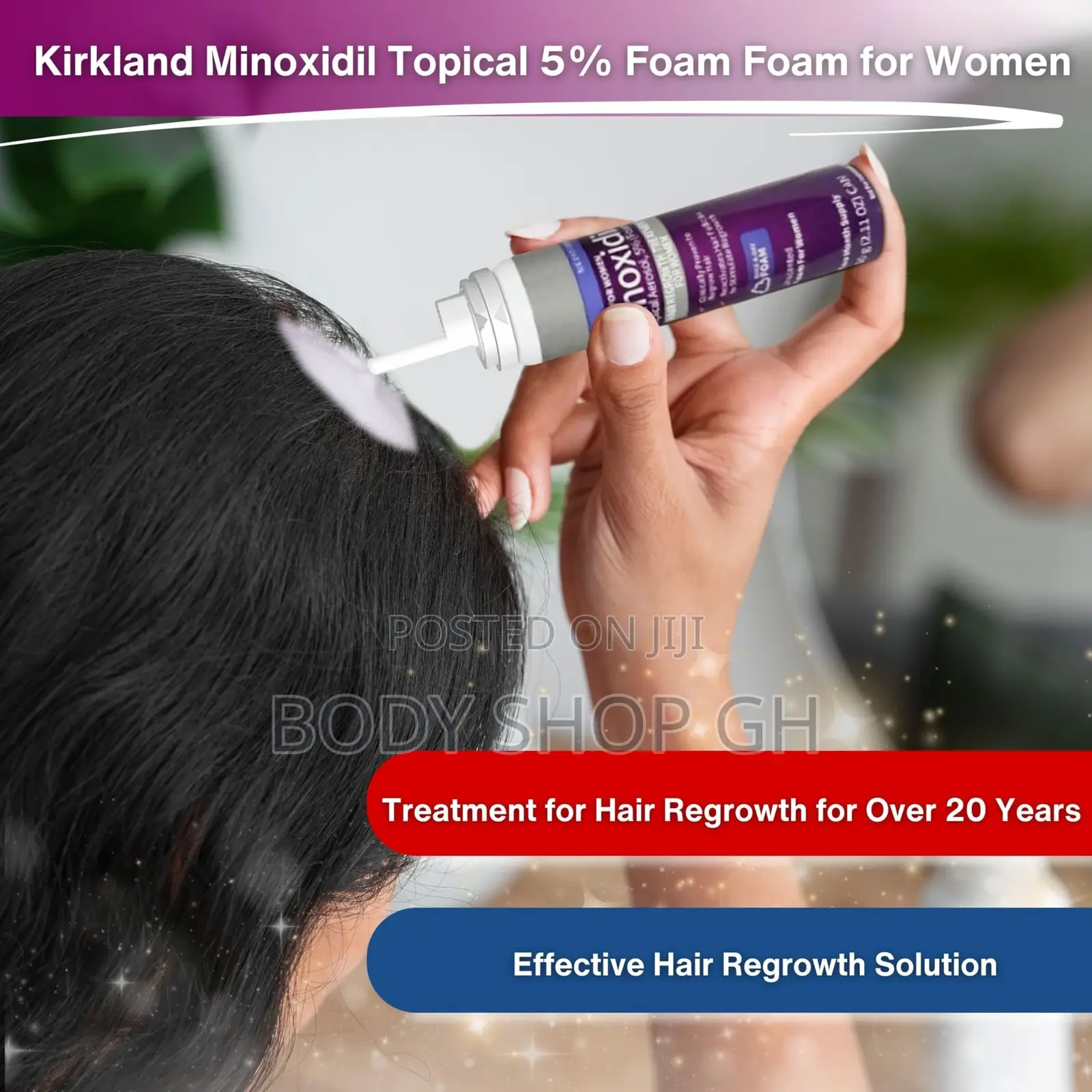 Kirkland Minoxidil Foam for Women Hair Loss Treatment