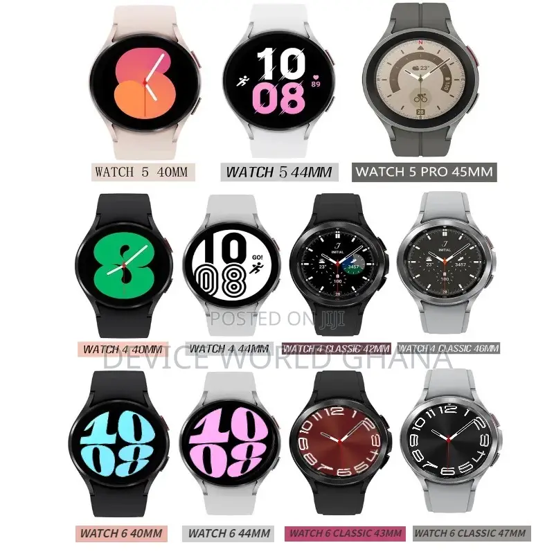 Perforated Silicon Strap for Samsung Watch 4 5 6 and 7