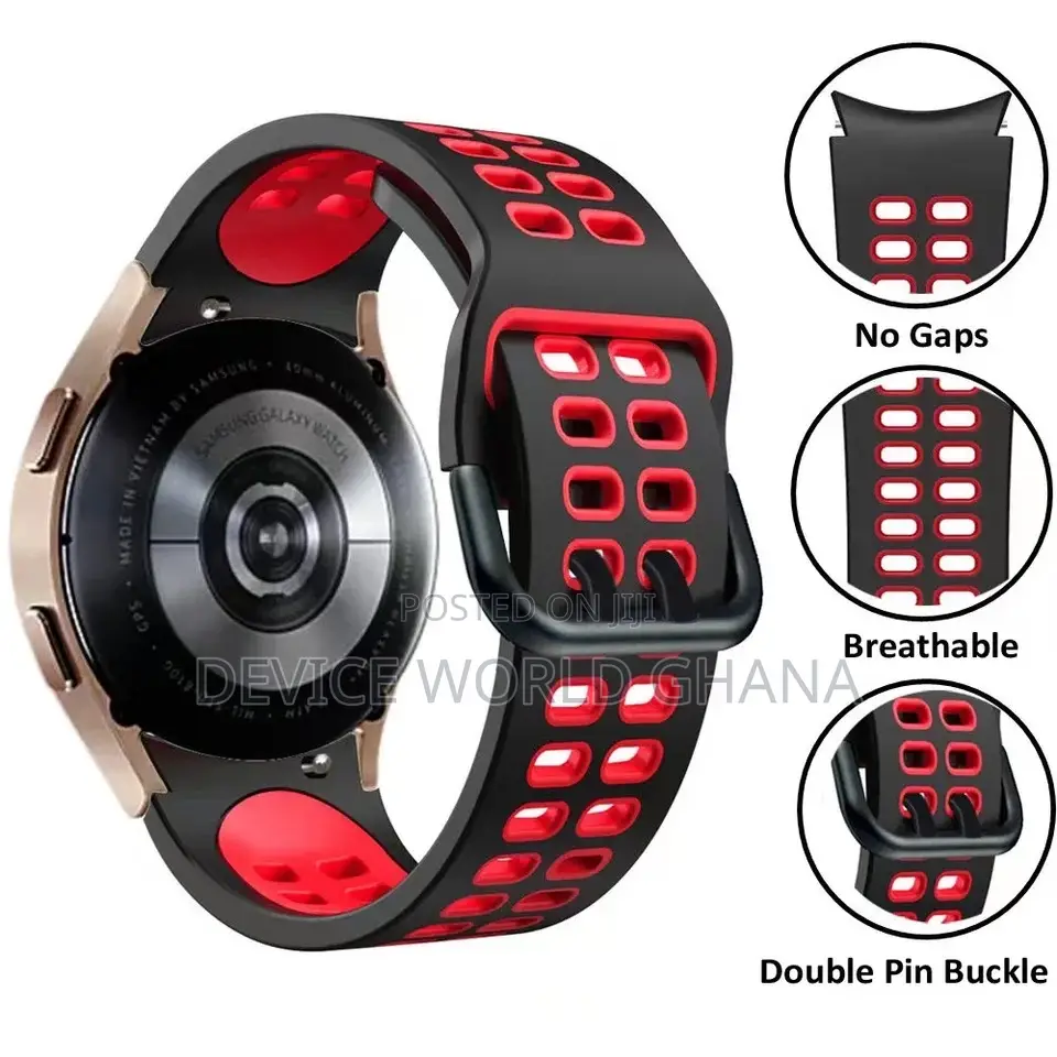 Perforated Silicon Strap for Samsung Watch 4 5 6 and 7