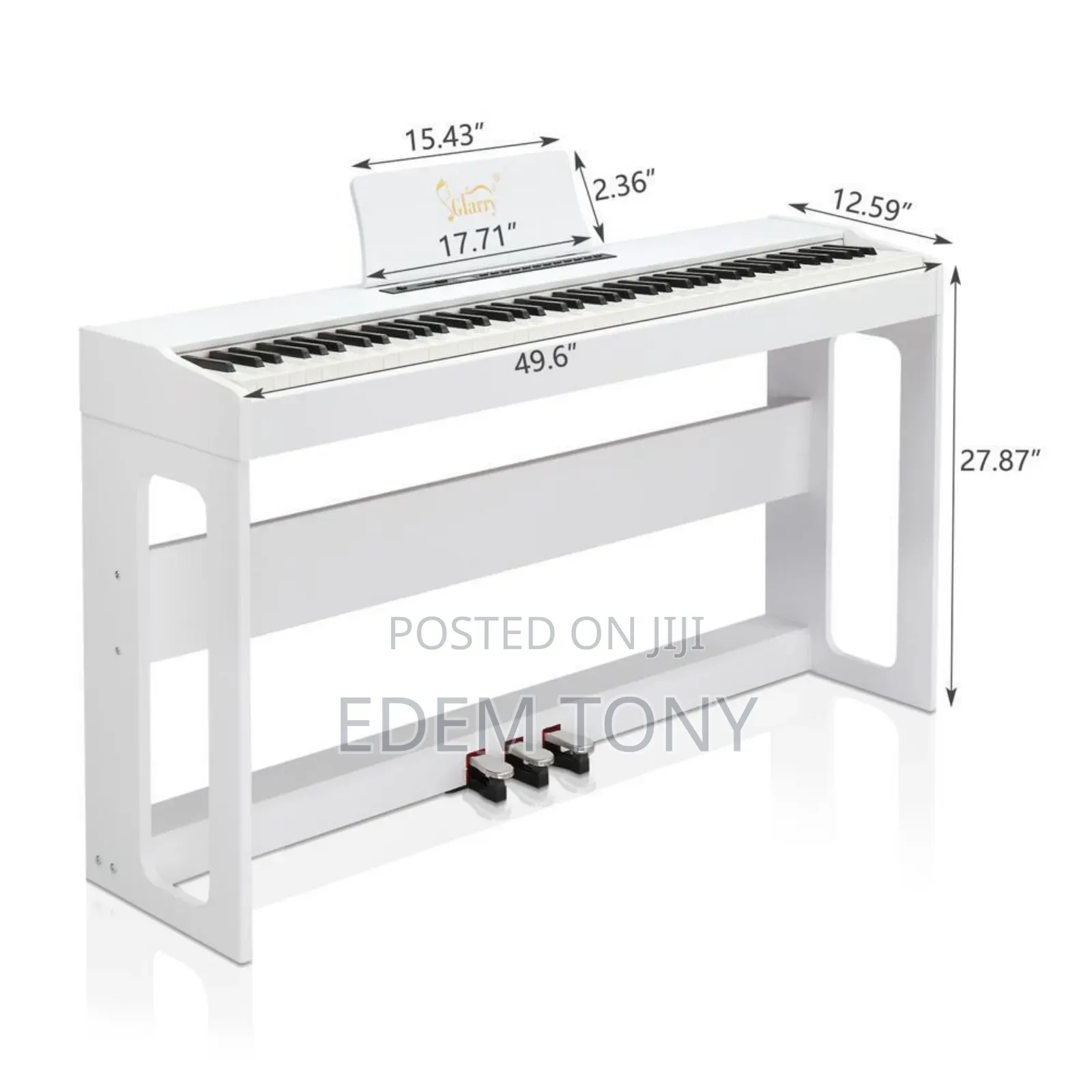 Glarry Professional 88 Keys Fully Weighted Digital Keyboard Piano Set
