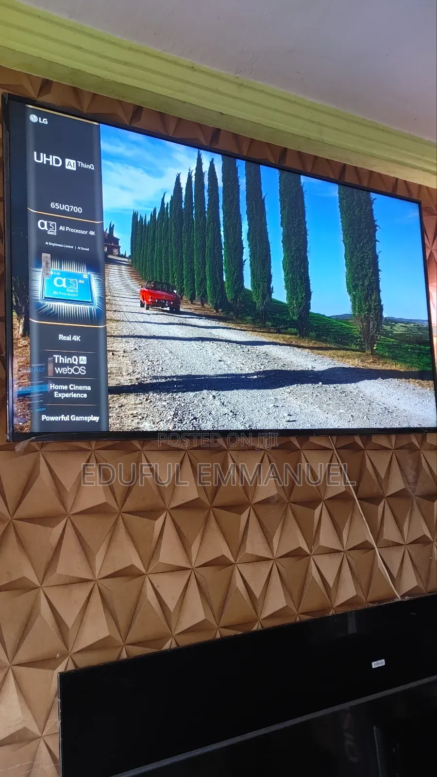 LG 65" UHD SMART T2S2 Apple Airplay Netflix Youtube
