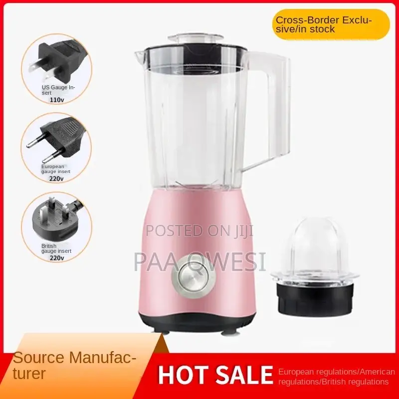 High Responsive 2 in 1 Silver Crest Blender