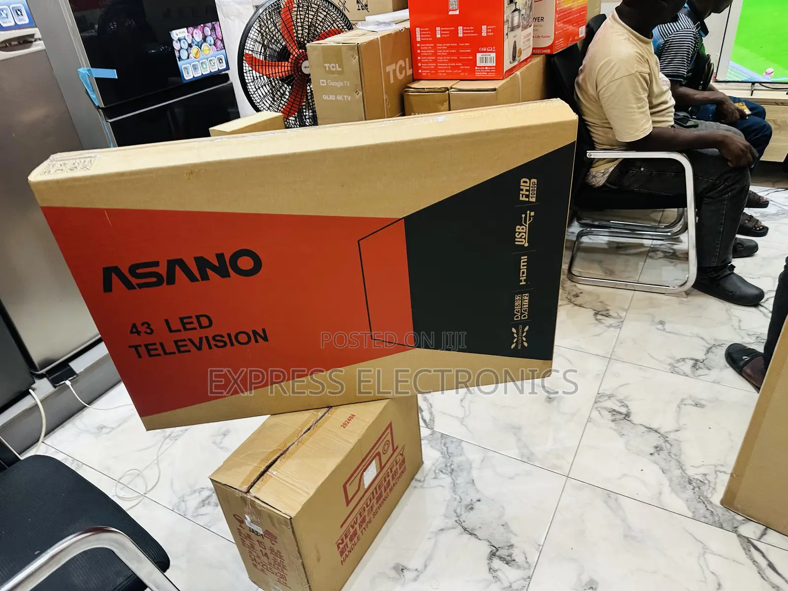 Sleek FHD Smart Asano 43” Android