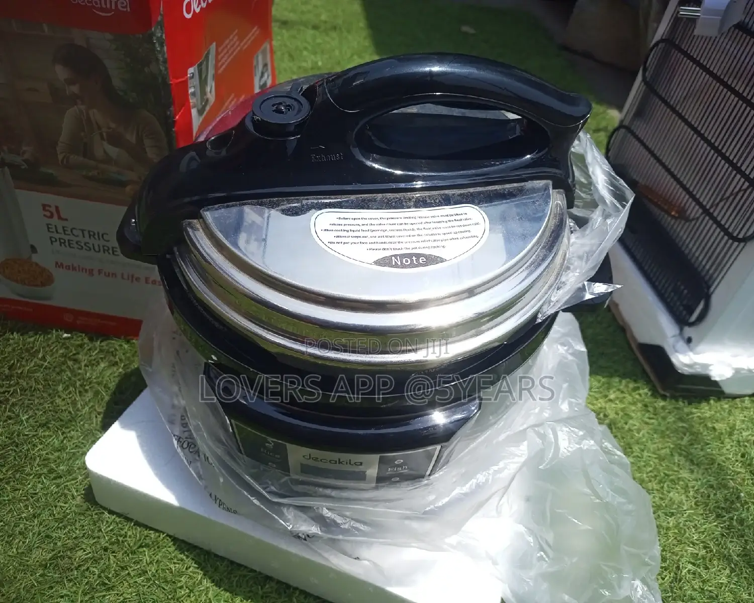 Decakila 5L Electric Pressure Cooker Quality Electric Cooker