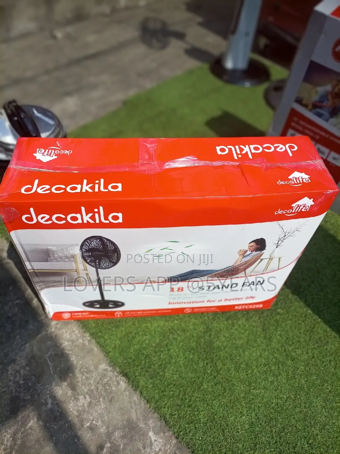 Stand Fan Stand Fan Decakila 3 Speed Volume Control.