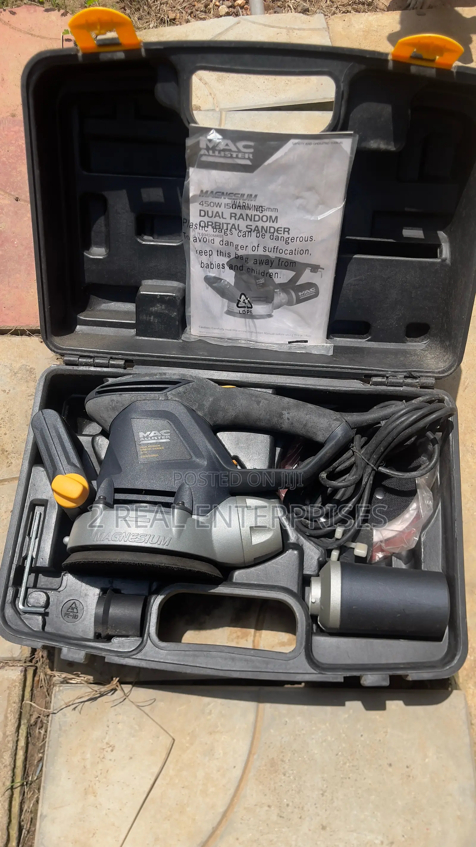 Mac Allister Dual Random Orbital Sander 450w From Uk 125mm