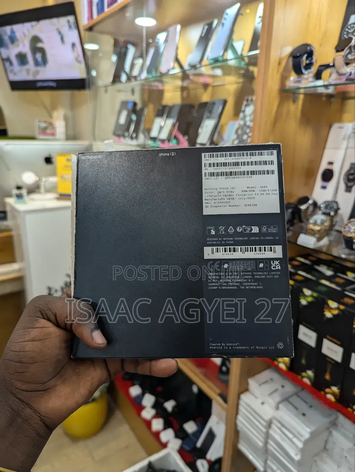 New Nothing Phone 2 512 GB Gray