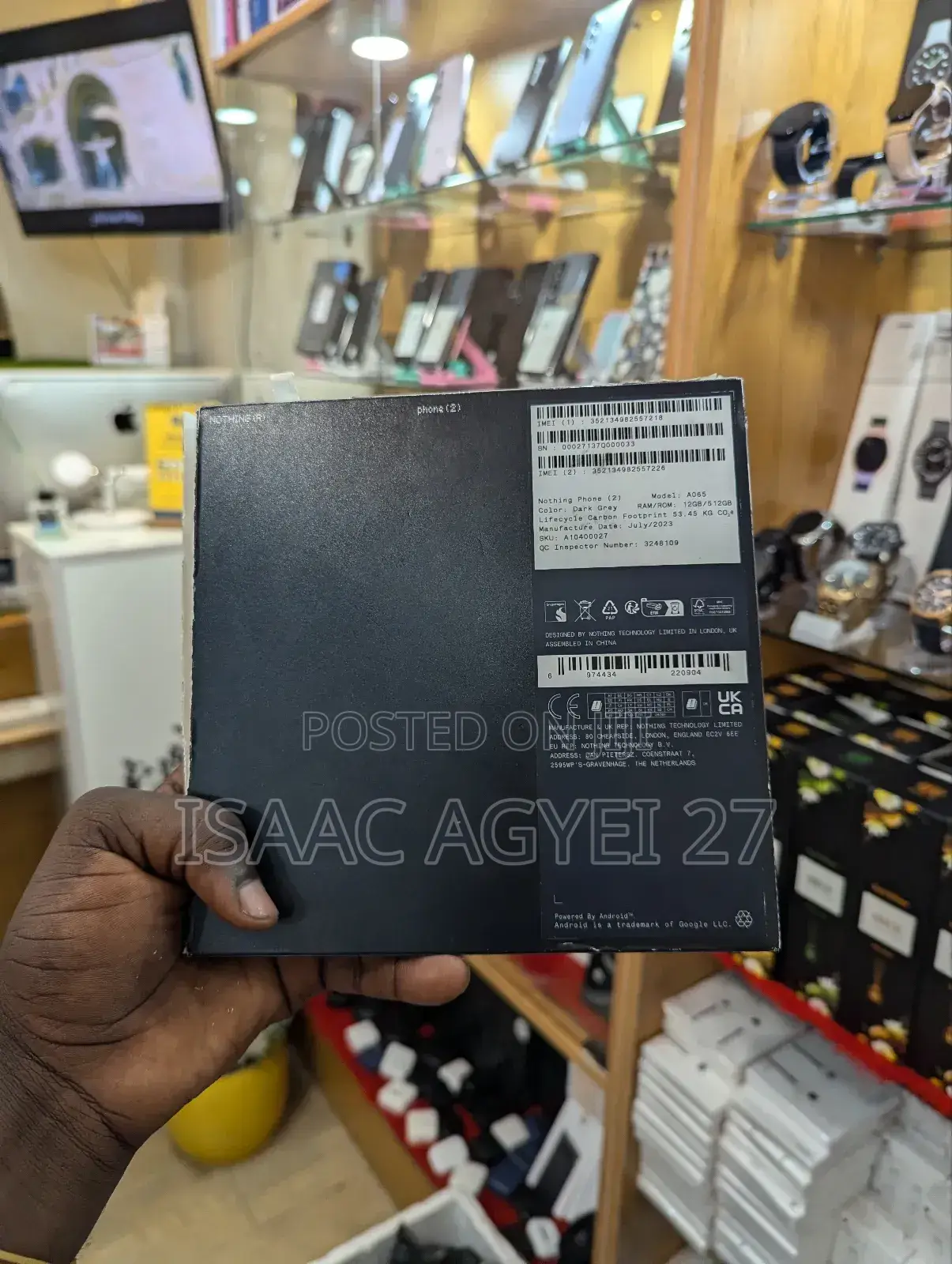 New Nothing Phone 2 512 GB Gray