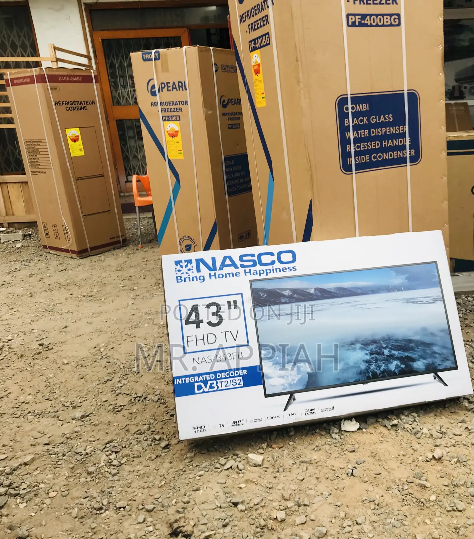 Authentic Nasco 43” Full HD Digital Satellite Television.