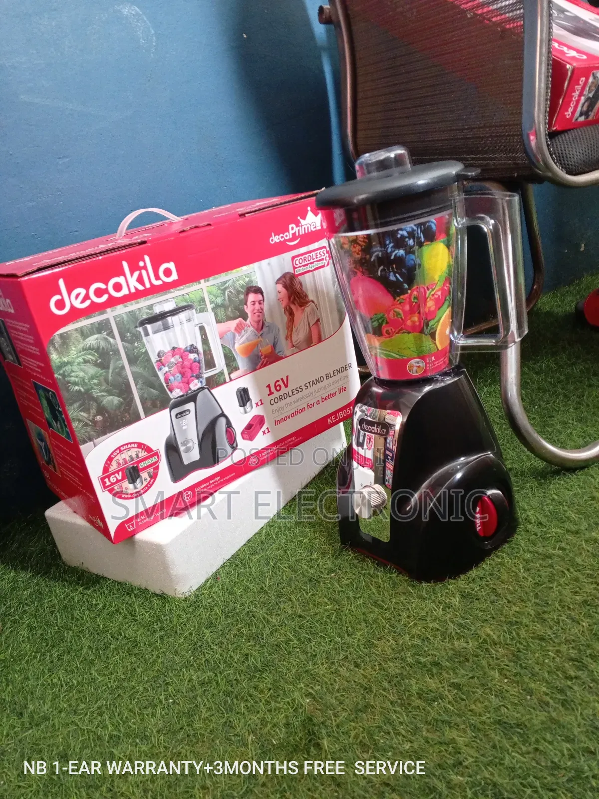 Super Quality Decakila Cordless Stand Blend Cordless Blender