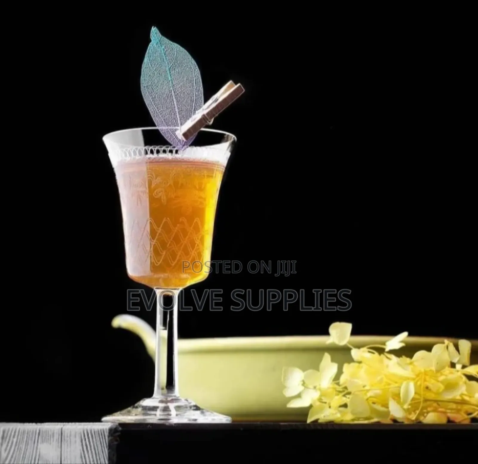 Skeleton Leaves for Garnishing Drinks