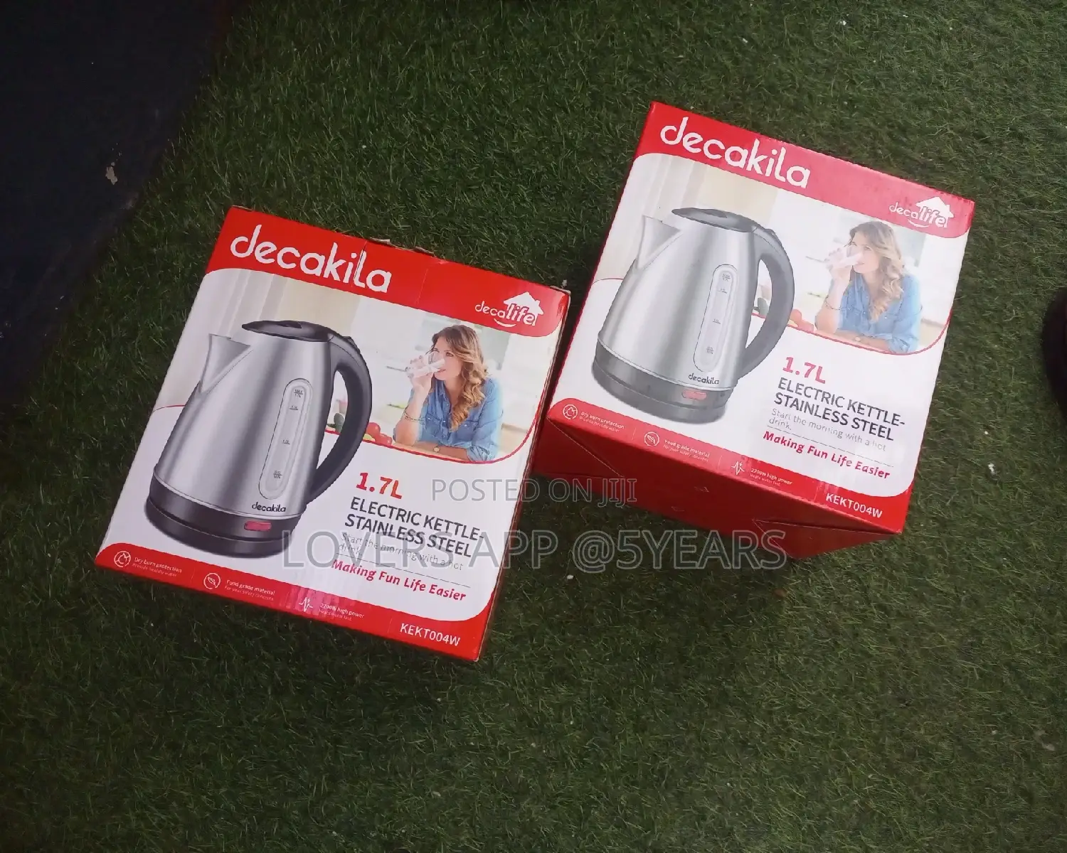 1.7 Electric Kettle Stainles Steel Affordable Decakil Kettle