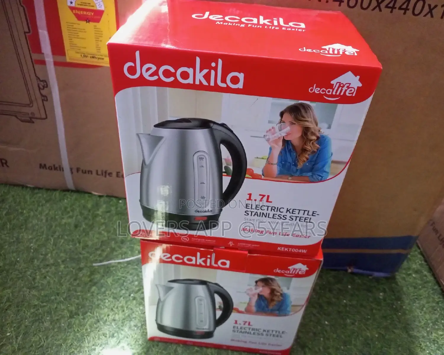 Good Quality Electric Kettle Stainless Kettle 1.7L Steel.