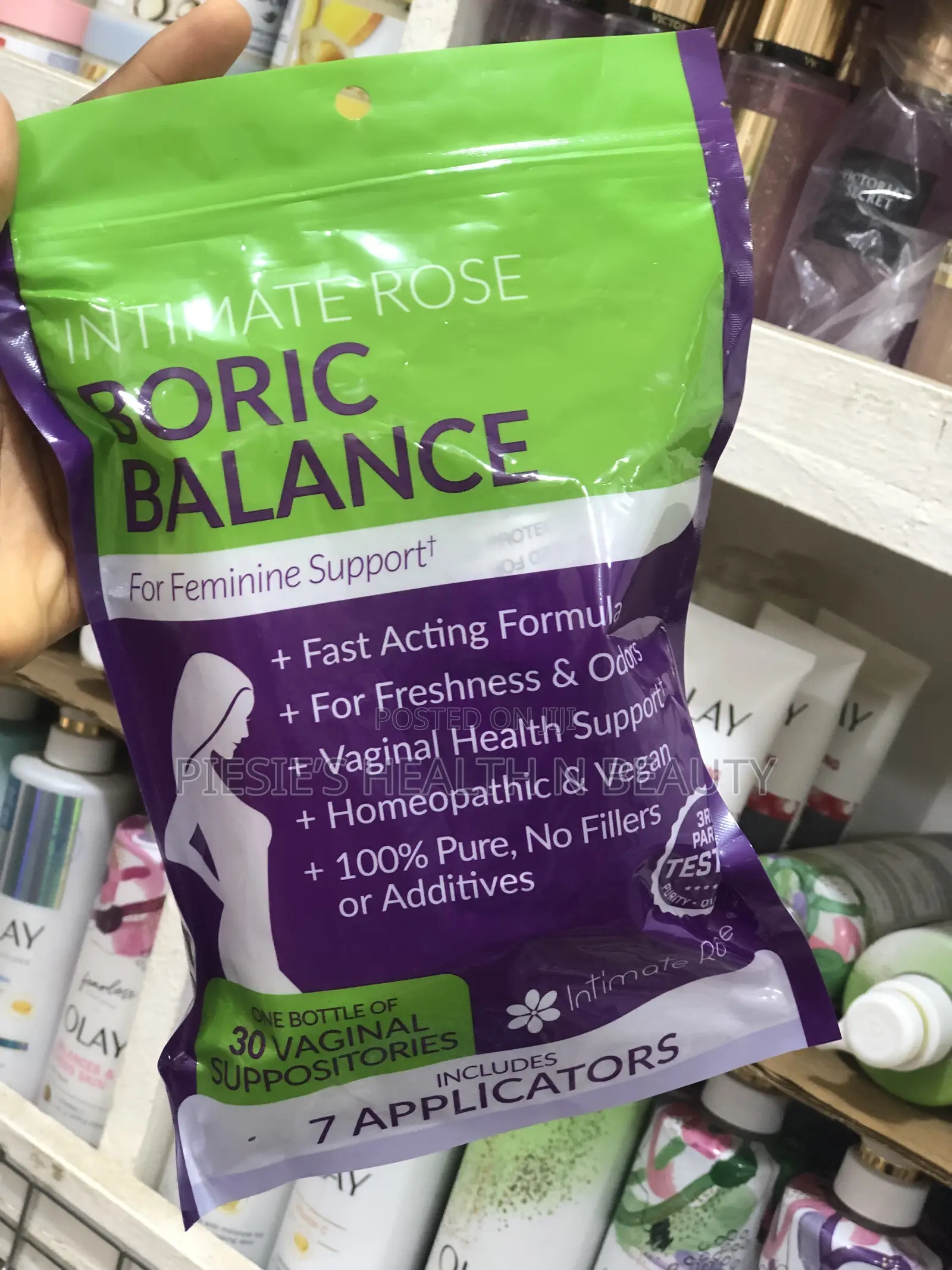 Boric Balance Vaginal Suppository With Applicator