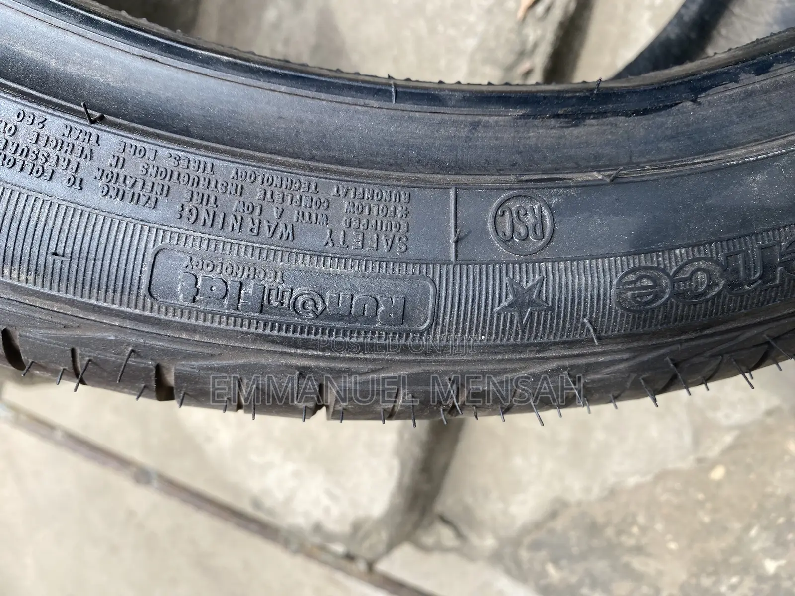 275/35r20 Goodyear Excellence Runonflat Tire