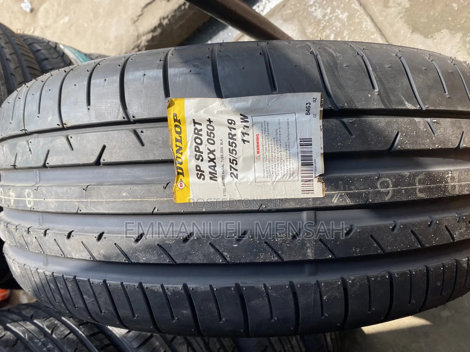 275/55r19 Dunlop Sp Sport Maxx 050+