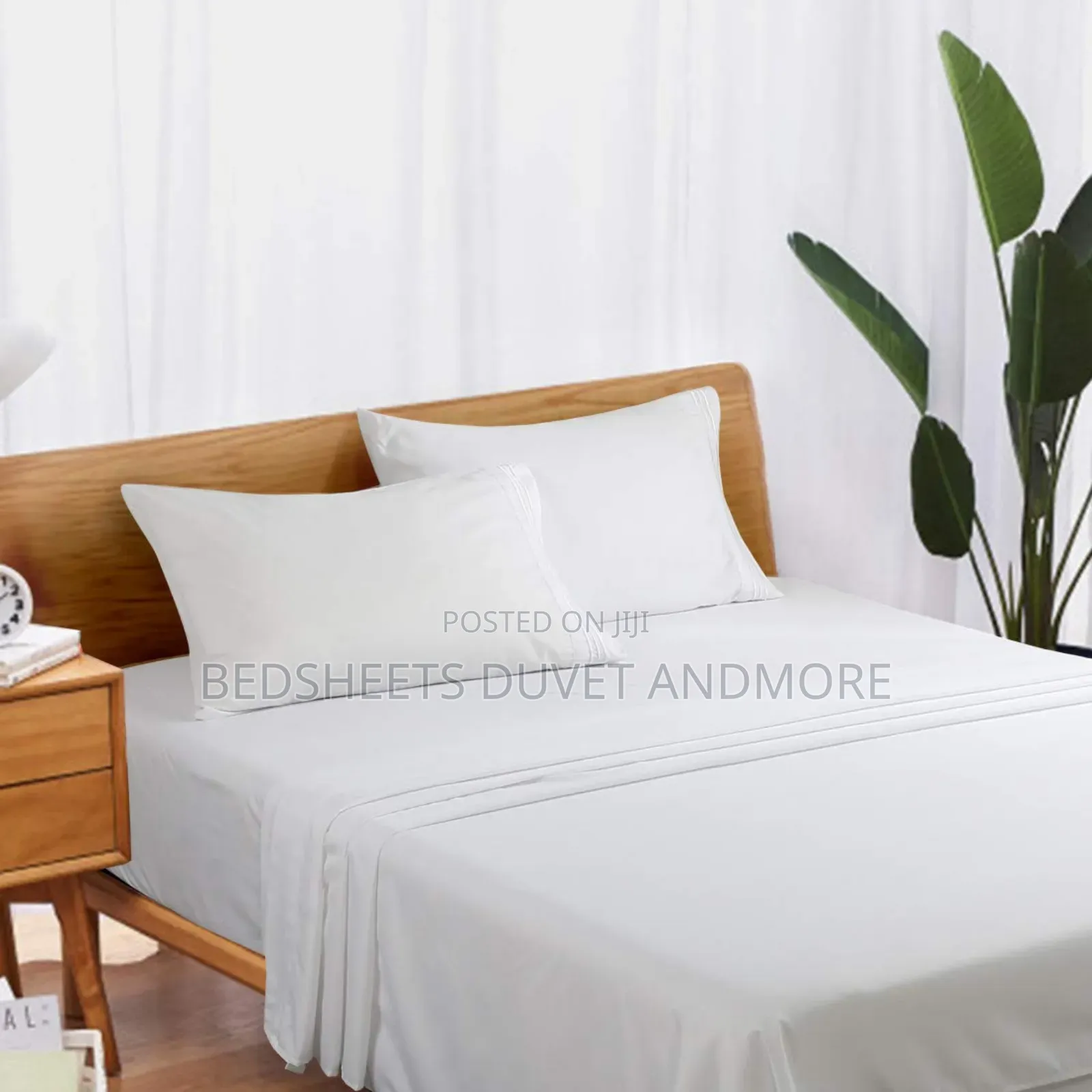 Hotel White Bedsheet