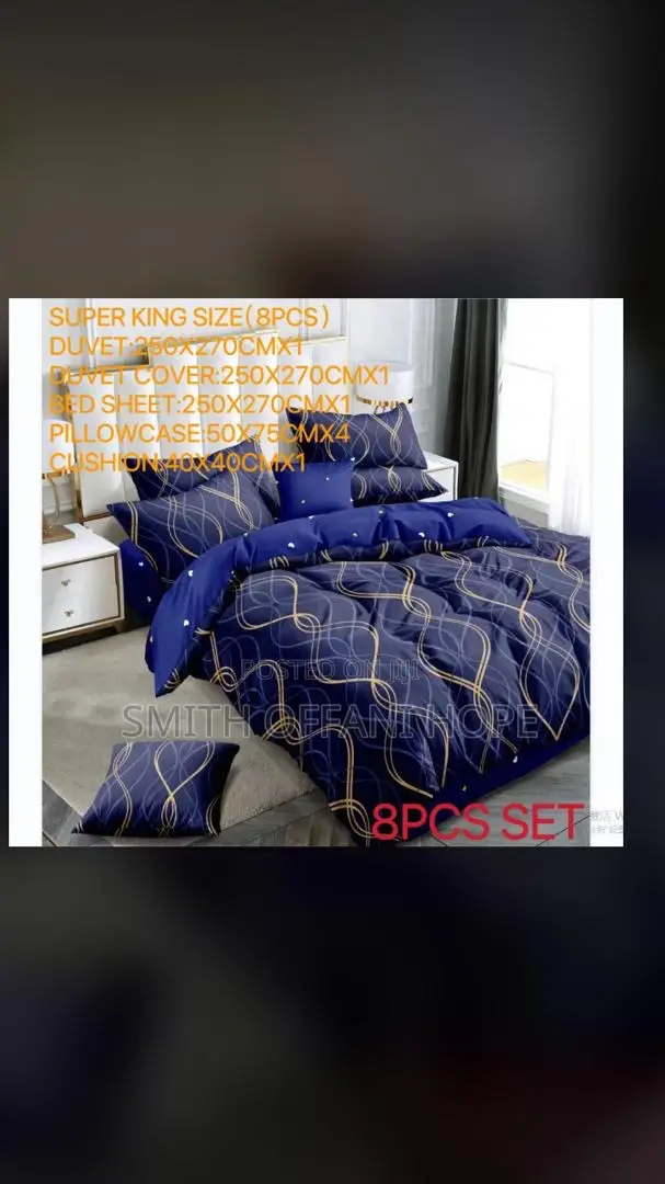 “Revamp Your Bedroom With Our Duvet Sets!”(8pcs)