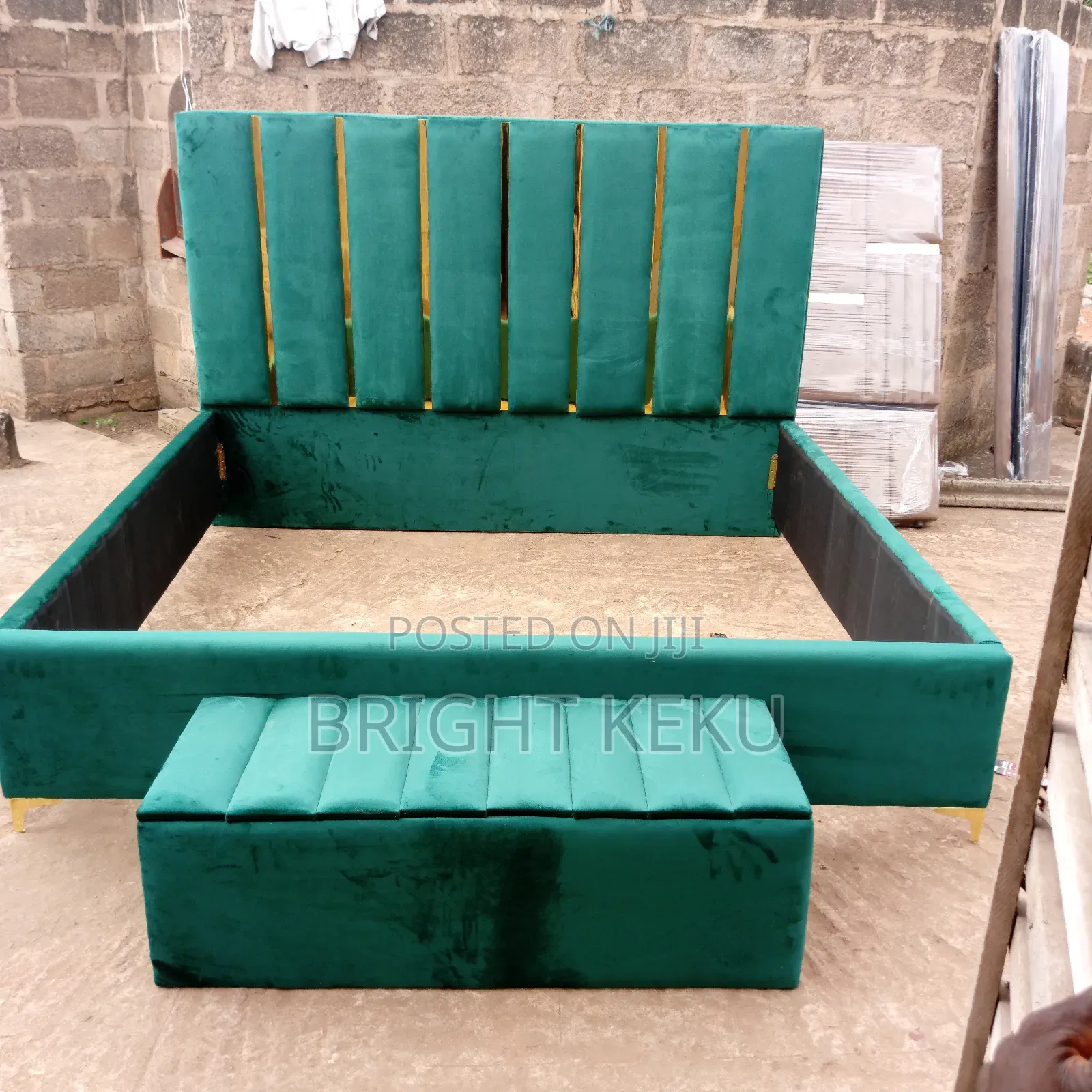 King Size Bed Frame With Ottoman
