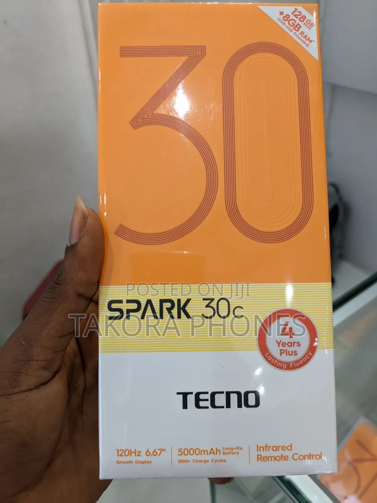 New Tecno Spark 30C 128 GB Black