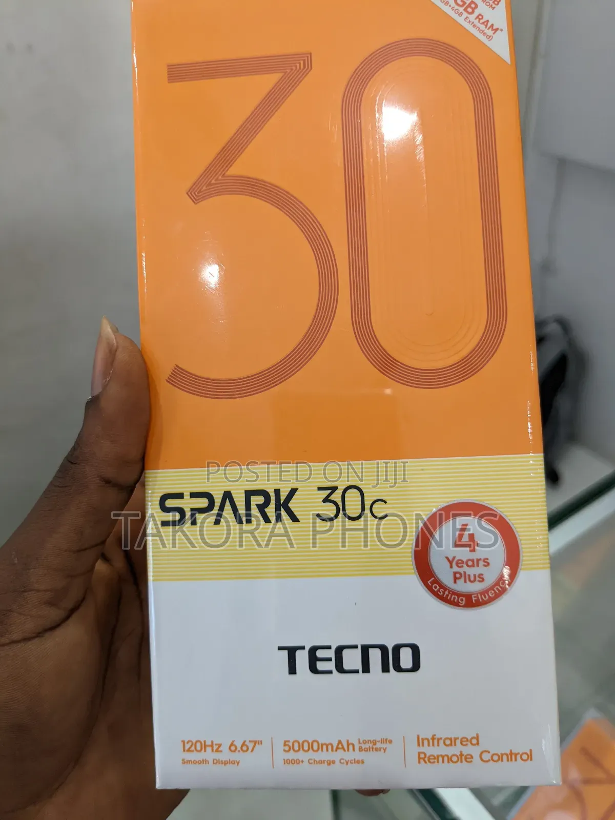New Tecno Spark 30C 128 GB Black