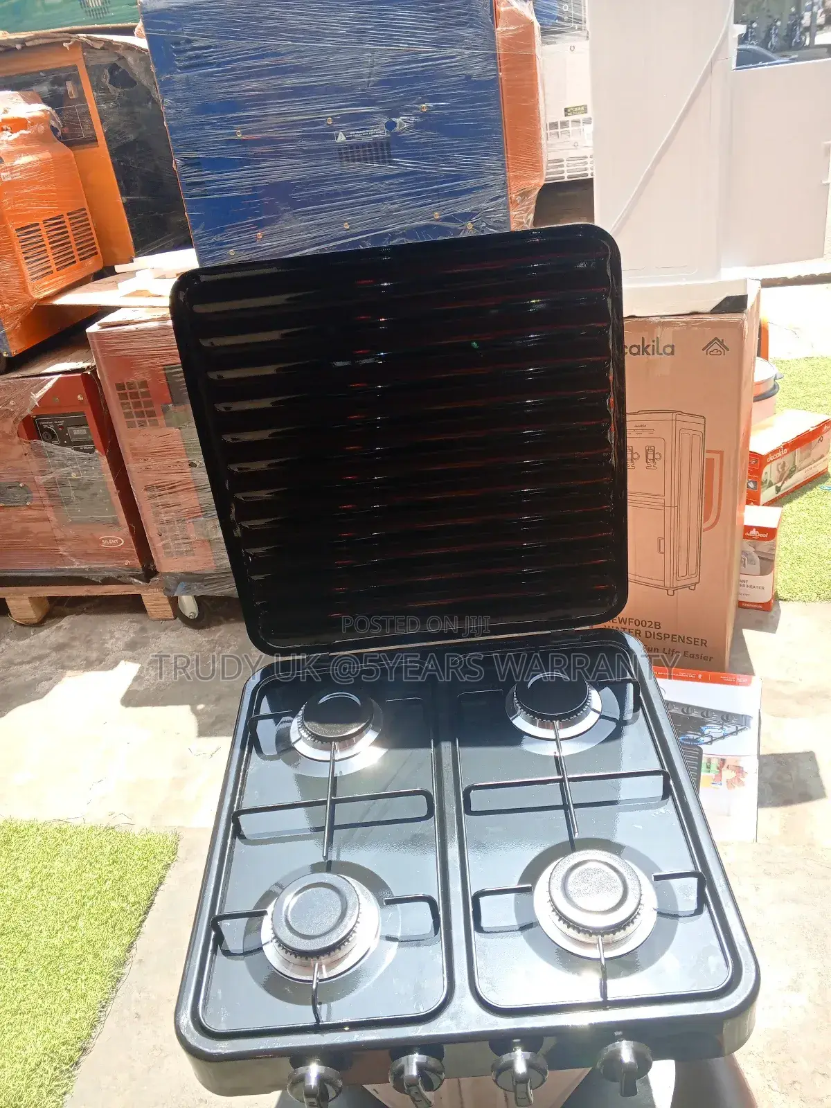 Durable Gas Stove 2.2kw ×4 Gas Stove With Cover Decakila