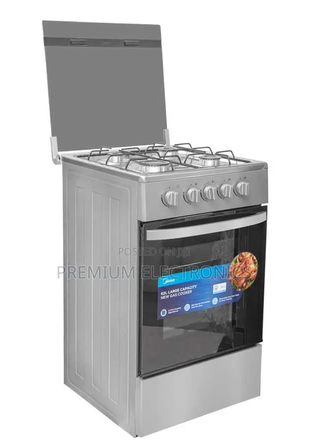 Midea Silver Mirror (Sp5055t082-S) 4 Burners 50x50cm