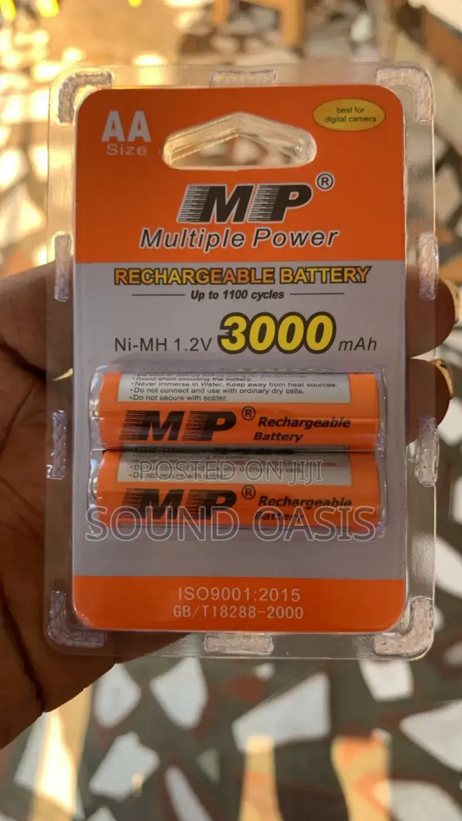 MP Dual AA Rechargeable Batteries