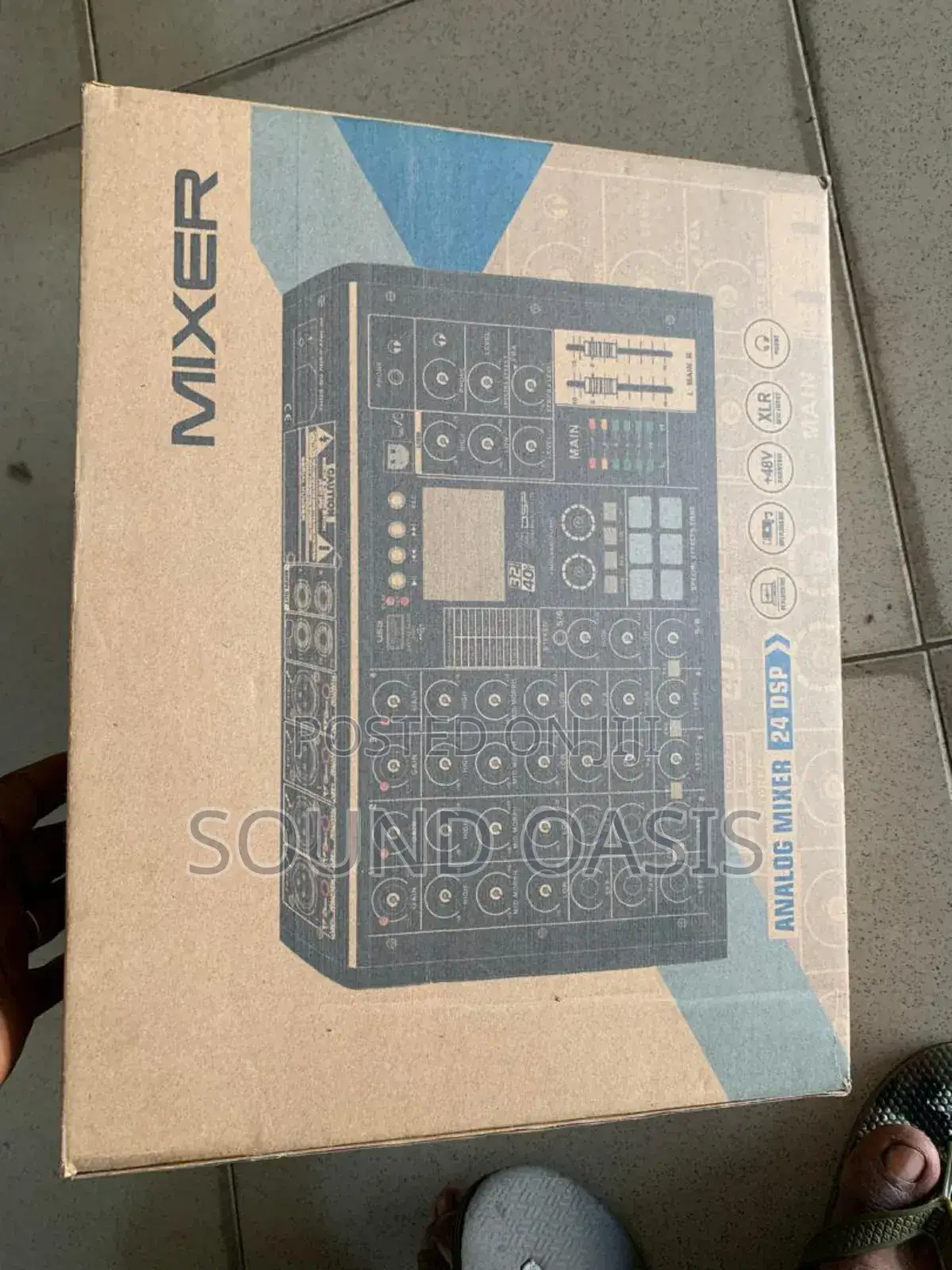 Six Channel Mixer With Soundcard and USB