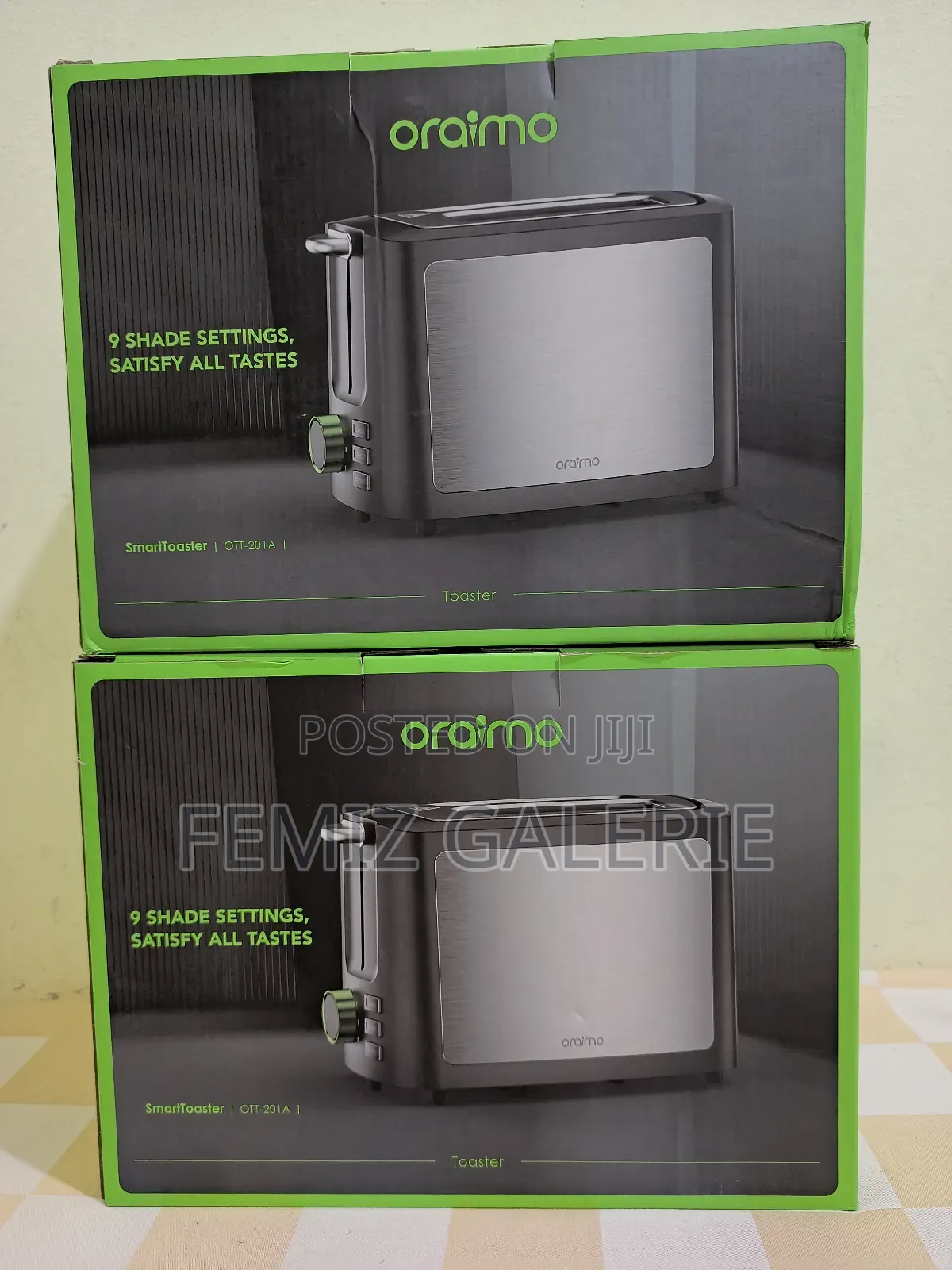 Oraimo Smart Toaster 950w 9-Shade 3-in-1 Toaster