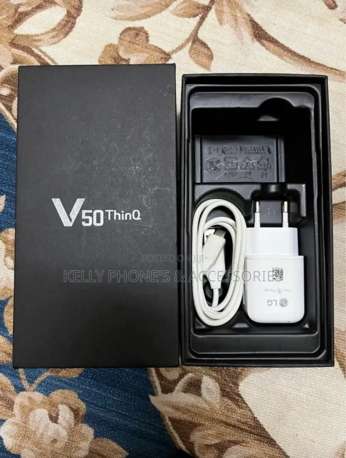 New LG V50 ThinQ 5G 128 GB Black