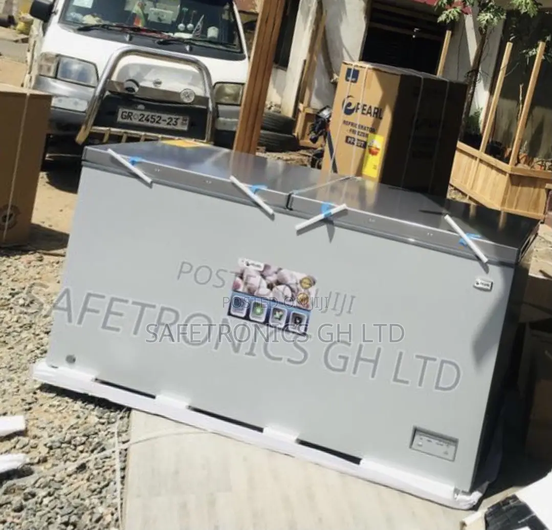 New 2 Doors Eco Friendly PCF-610 Pearl Freezer 516 Liter
