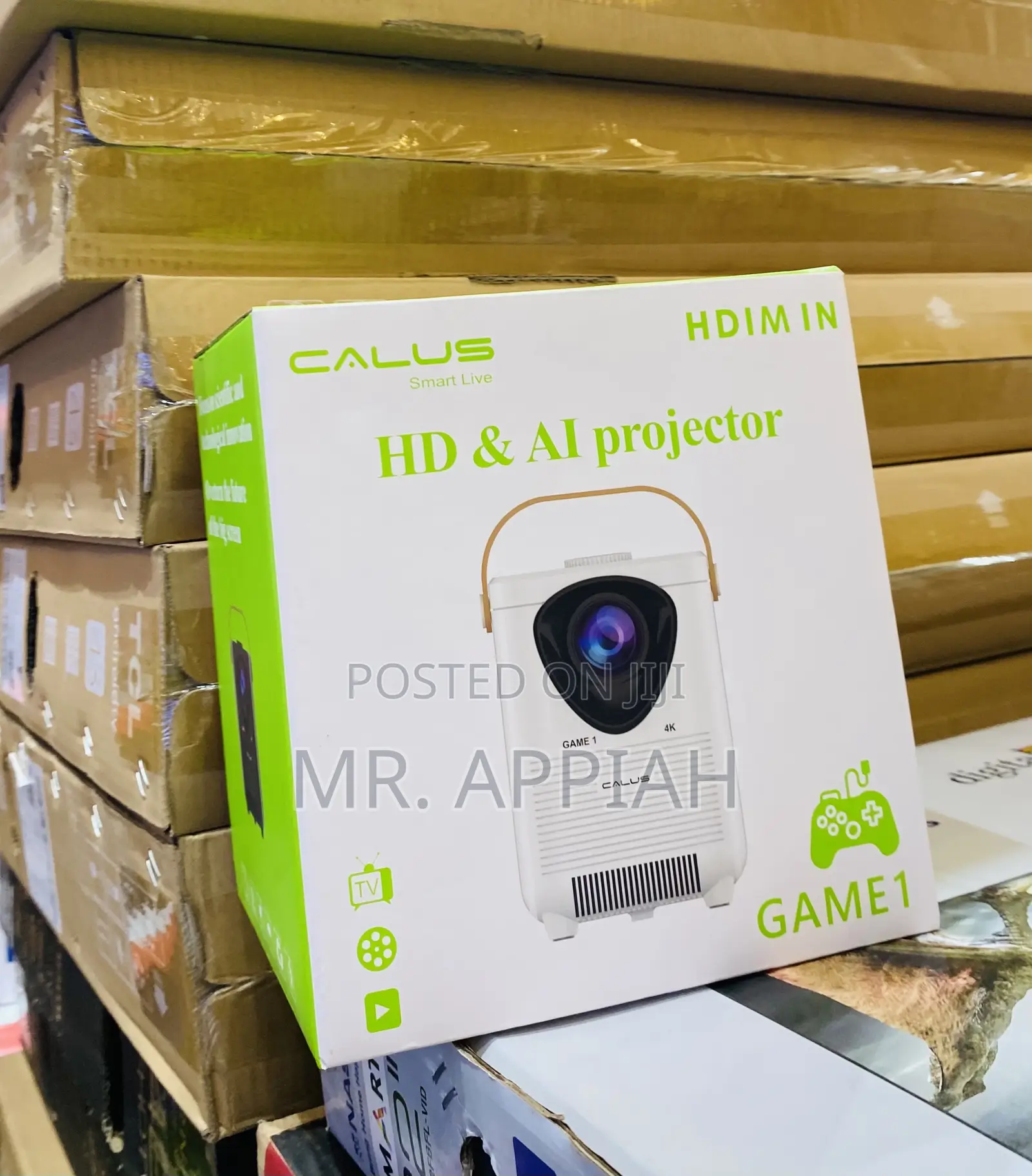 Purchase Authentic Calus Hd AI Projector(White) 