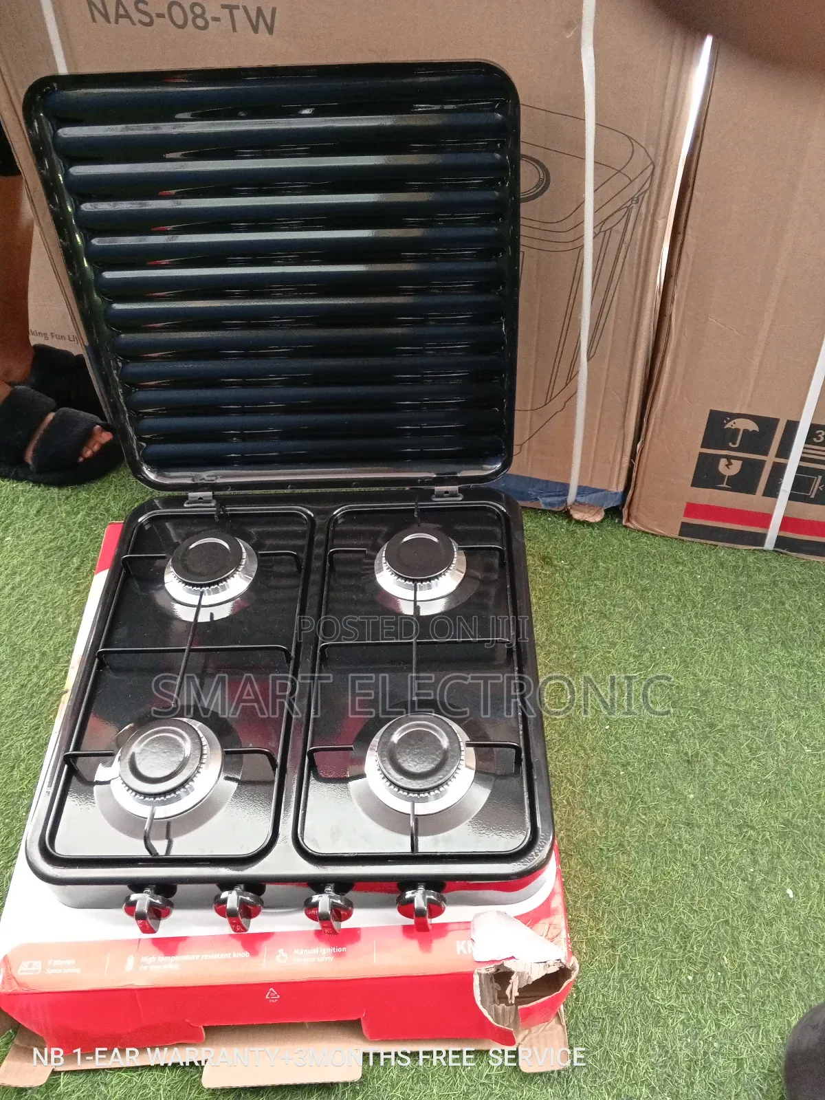 Super Strong Decakila 4 Burner Gas Stove Gas Stove