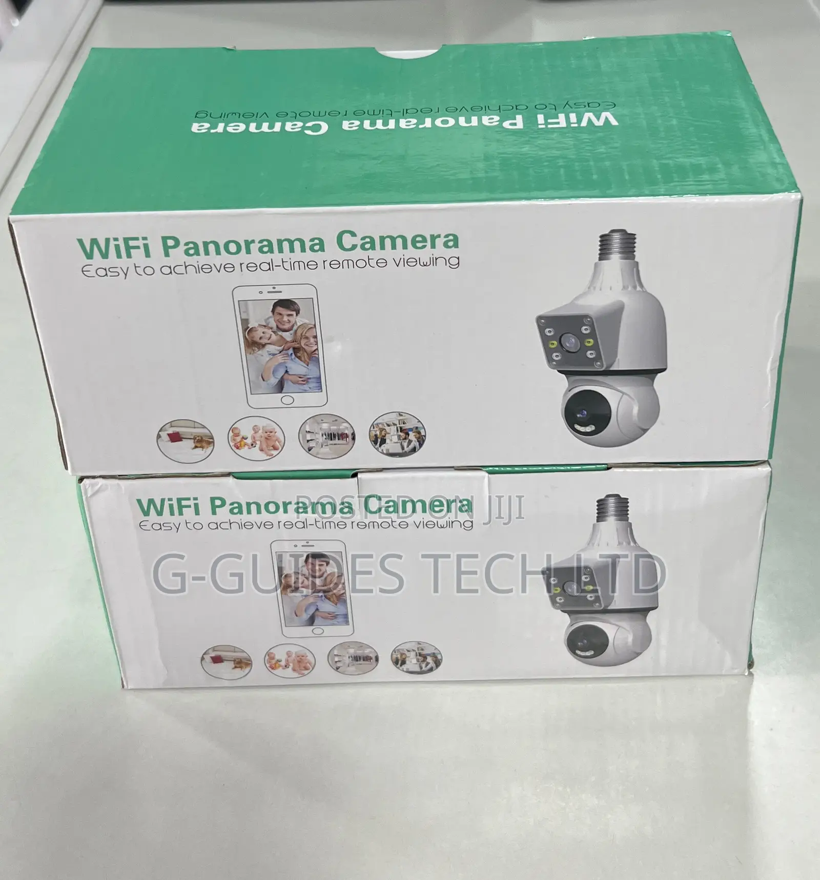 Panorama Wifi Bulb Camera Dual Lens, 4mp Bulb Camera 2-Len