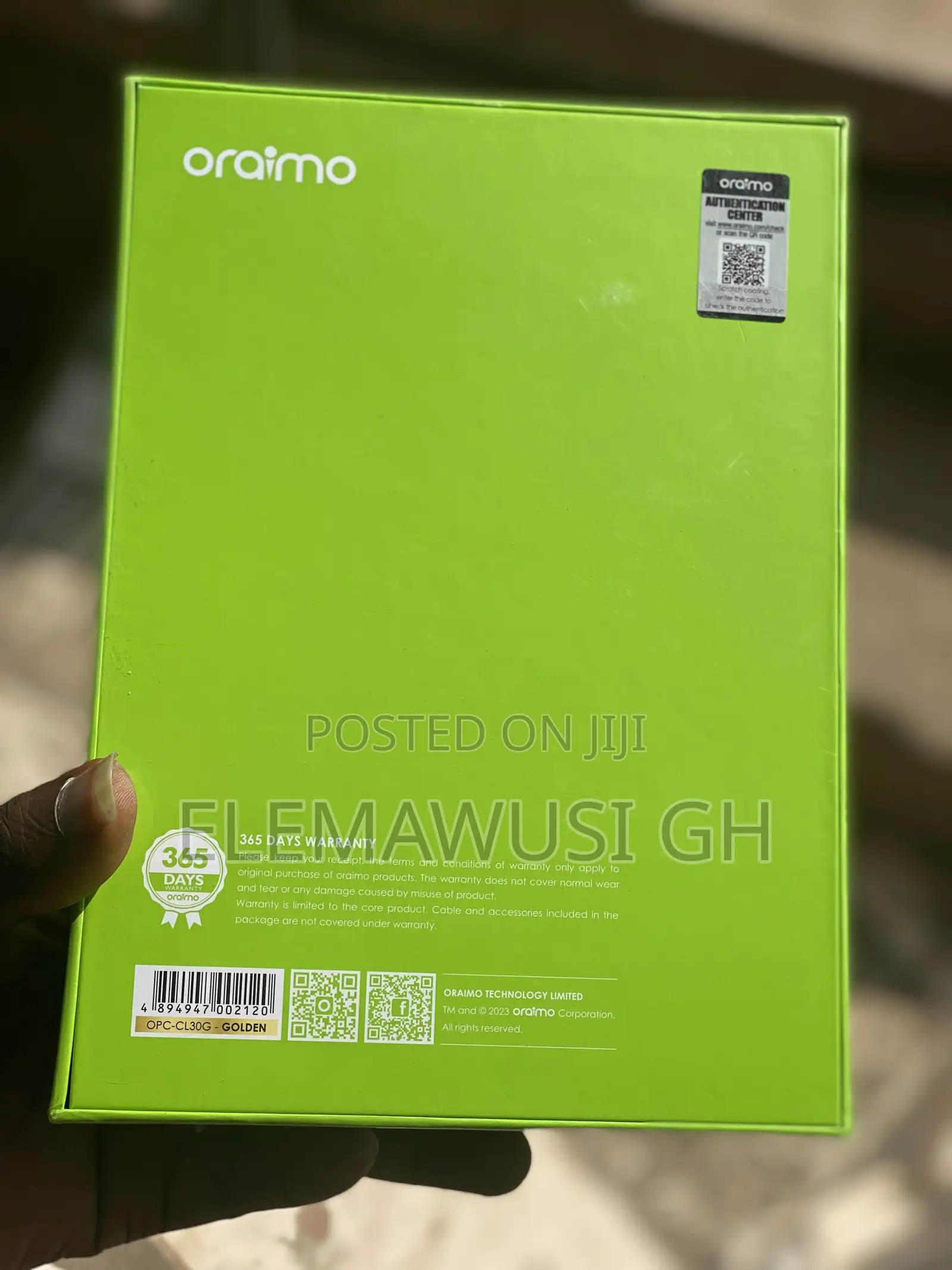 Oraimo Smart Clipper 2 Gold Professional Hair Clipper