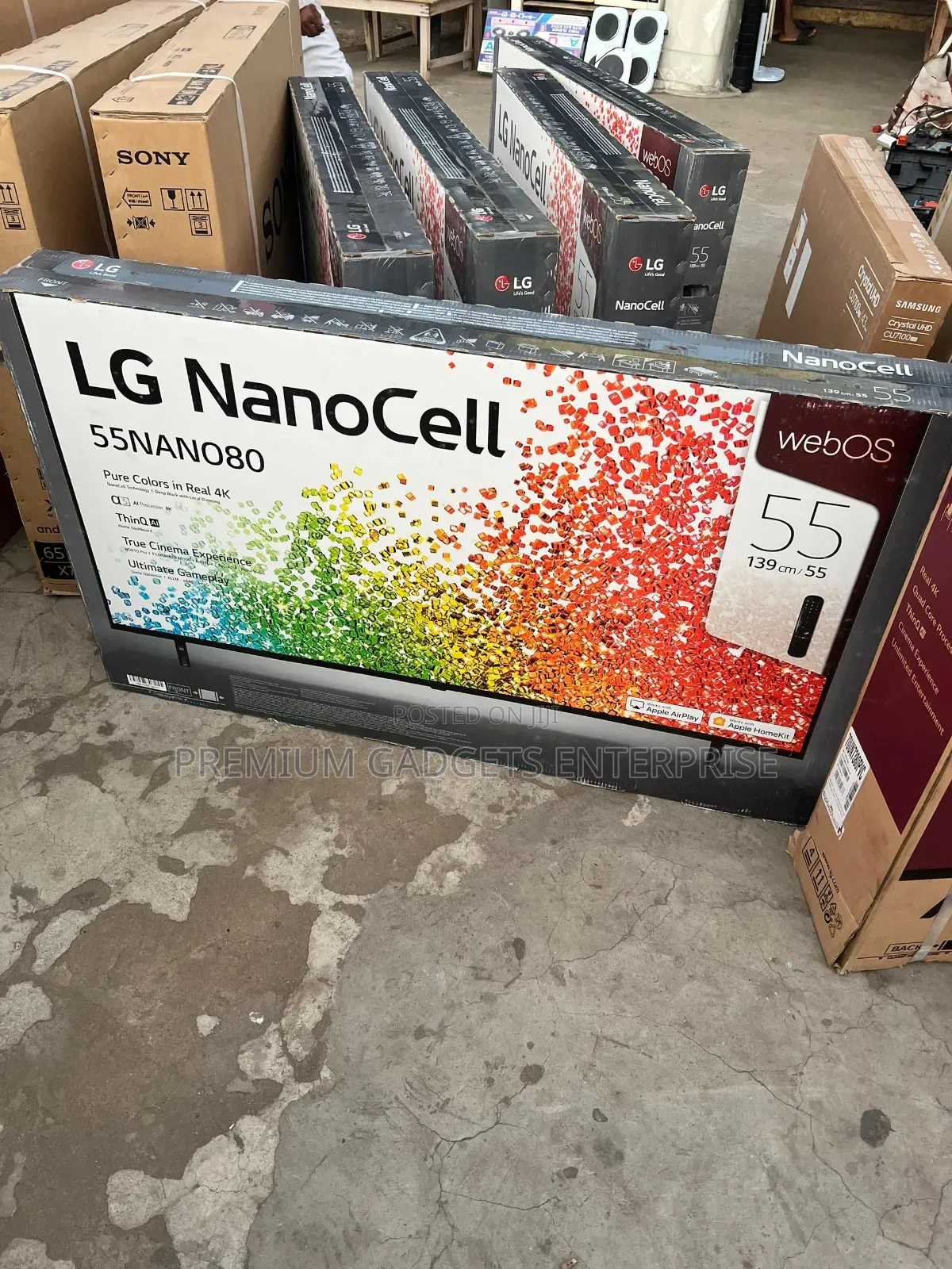 LG Nanocell TV Nano80 55" Smart TV | Webos Thinq Ai HDR