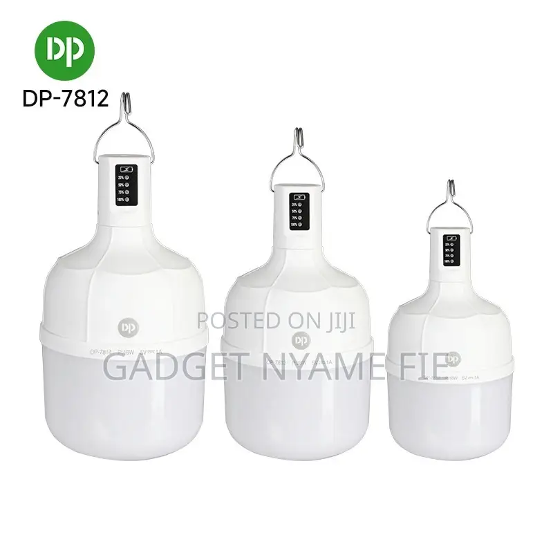 Portable and Rechargeable Hanging Bulb - 30 Watts