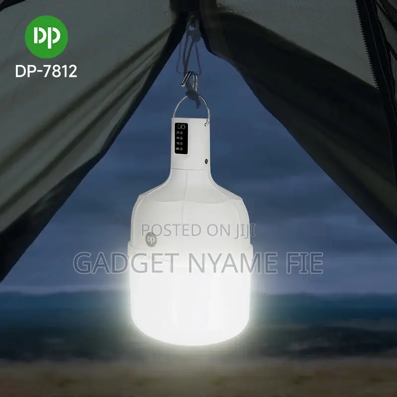 Portable and Rechargeable Hanging Bulb - 30 Watts