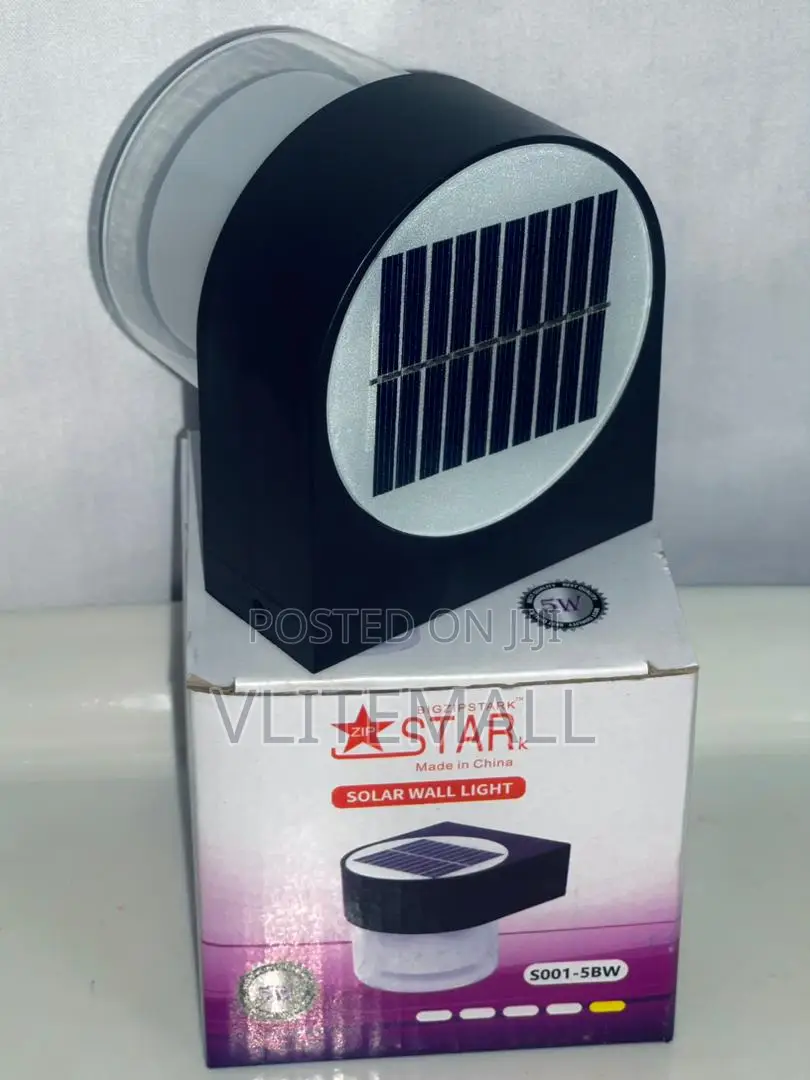 Zip Star Solar Wall Light S001-5bw