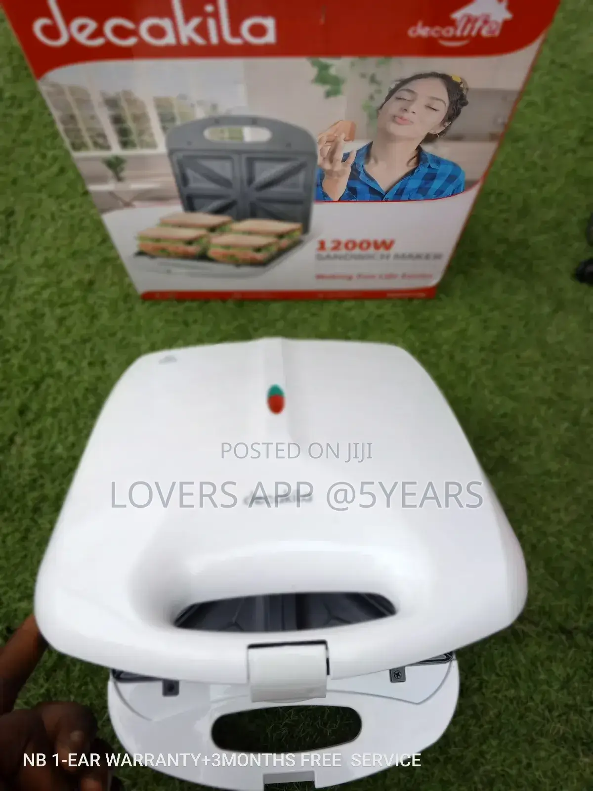 Quality and Affordable Price Decakila 1200w Sandwich Maker.