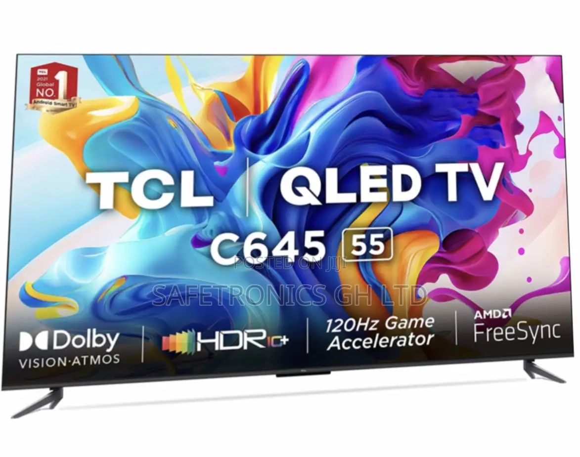 Designed Quality 55 Inches TCL Qled Smart C645 Tv