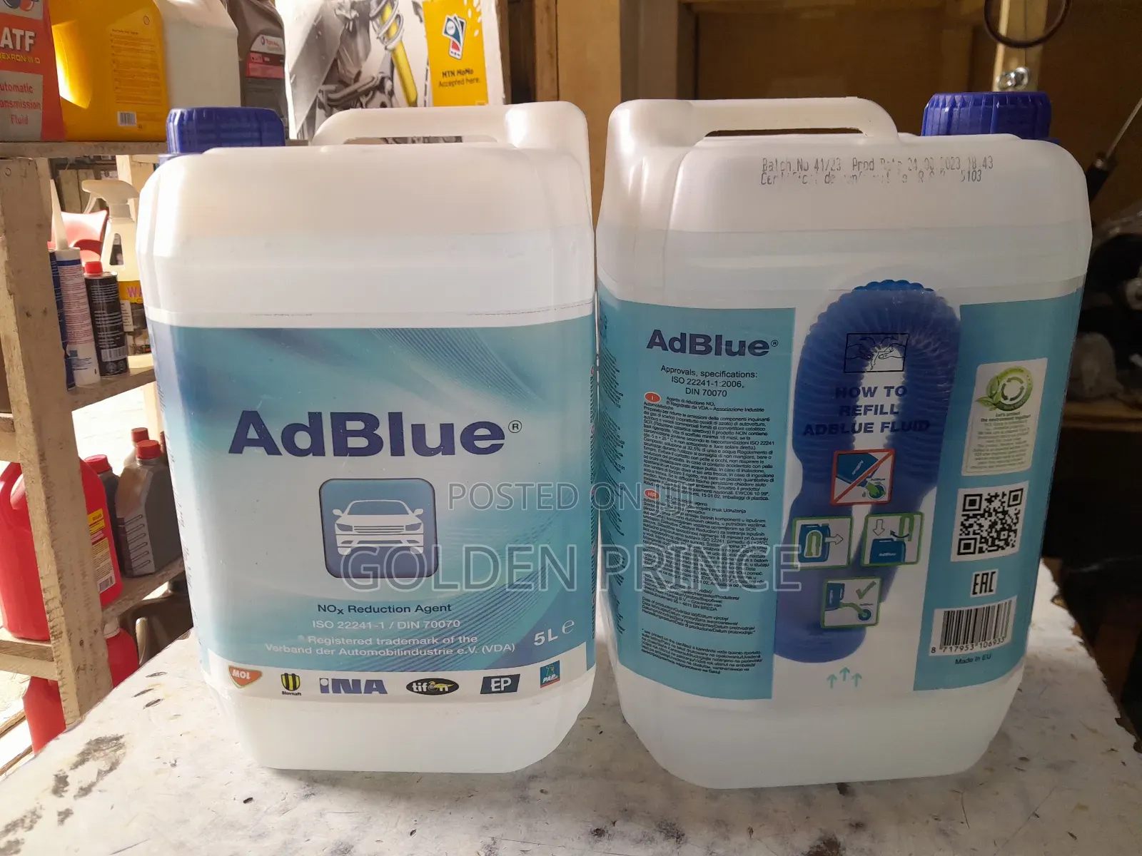 Adblue For Diesel Cars (10 Litres)