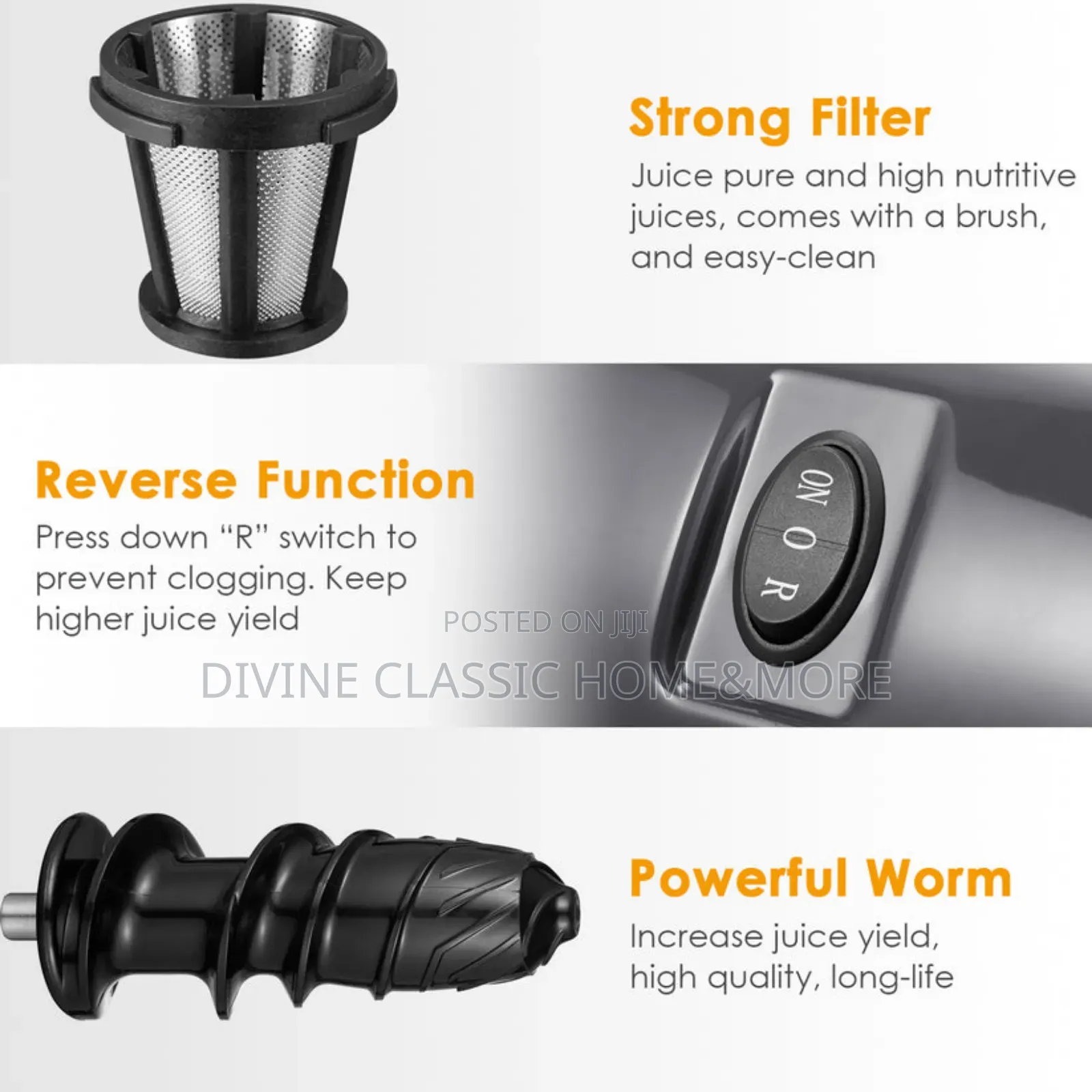 Aicok Slow Masticating Juicer